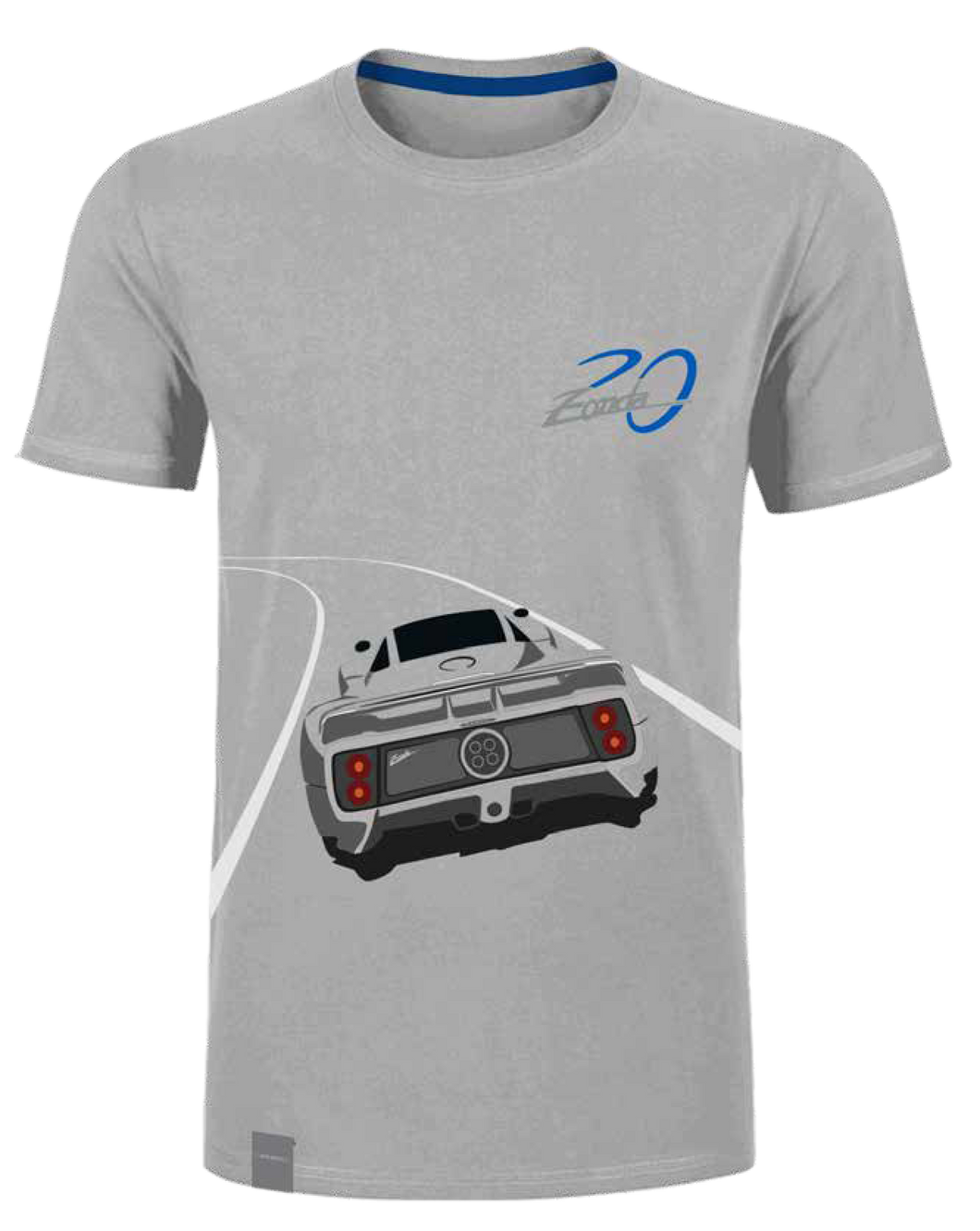 ZONDA 20th 週年紀念 C12 男士T-SHIRT－灰