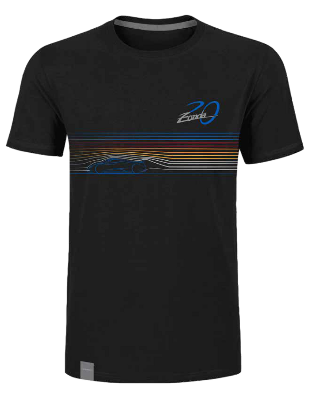 ZONDA 20th 週年紀念 C12 男士T-SHIRT－黑