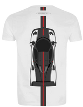 將圖片載入圖庫檢視器 ZONDA 20th 週年紀念 ROADSTER CINQUE 男士 T-SHIRT－白
