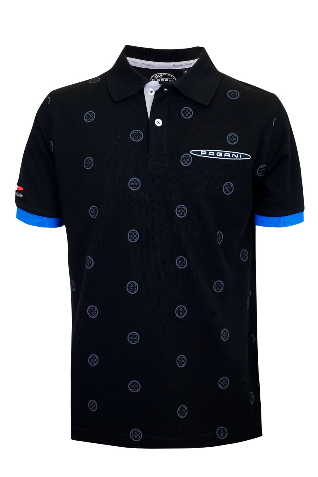 PAGANI TEAM COLLECTION 男仕 LOGO POLO衫 - 黑