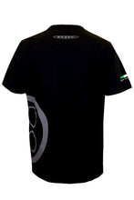 將圖片載入圖庫檢視器 PAGANI TEAM COLLECTION  男仕 T-SHIRT 側面四排氣管標誌 - 黑
